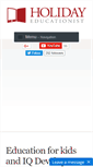Mobile Screenshot of holidayeducationist.com